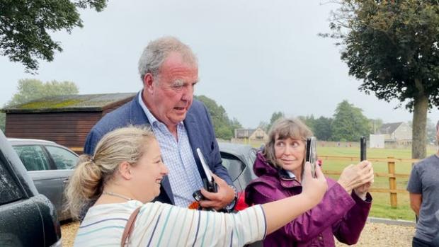 Oxford Mail: Clarkson meeting. Picture PA Images